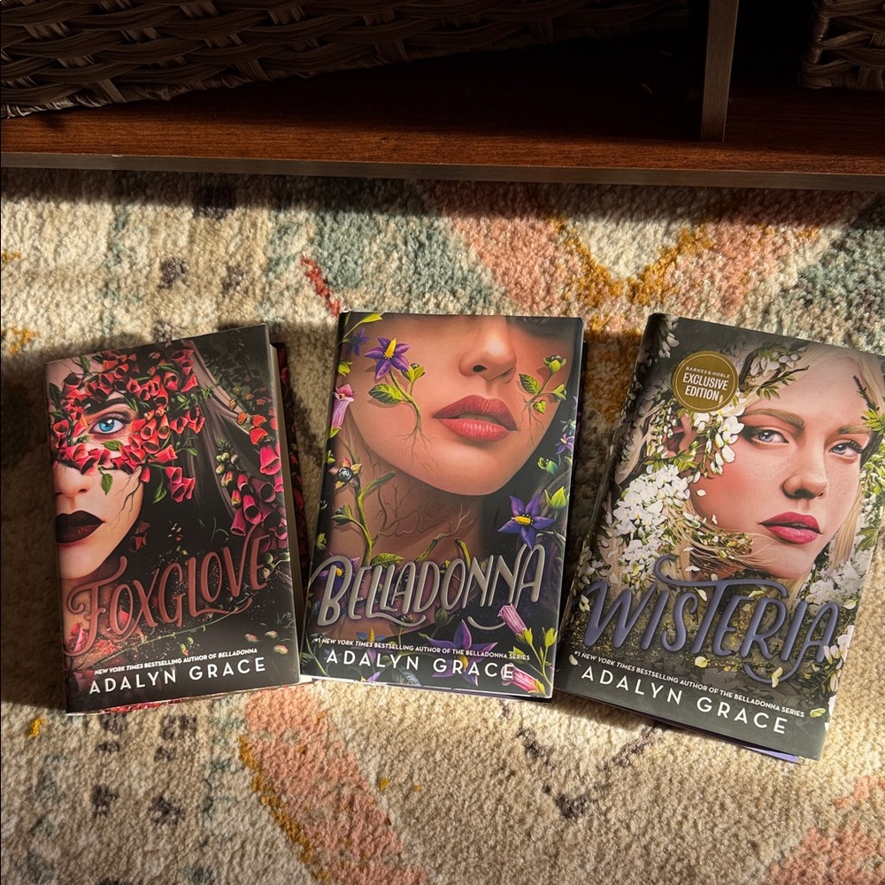 Belladonna series Limited Floral Hardcover Collection By Adalyn Grace